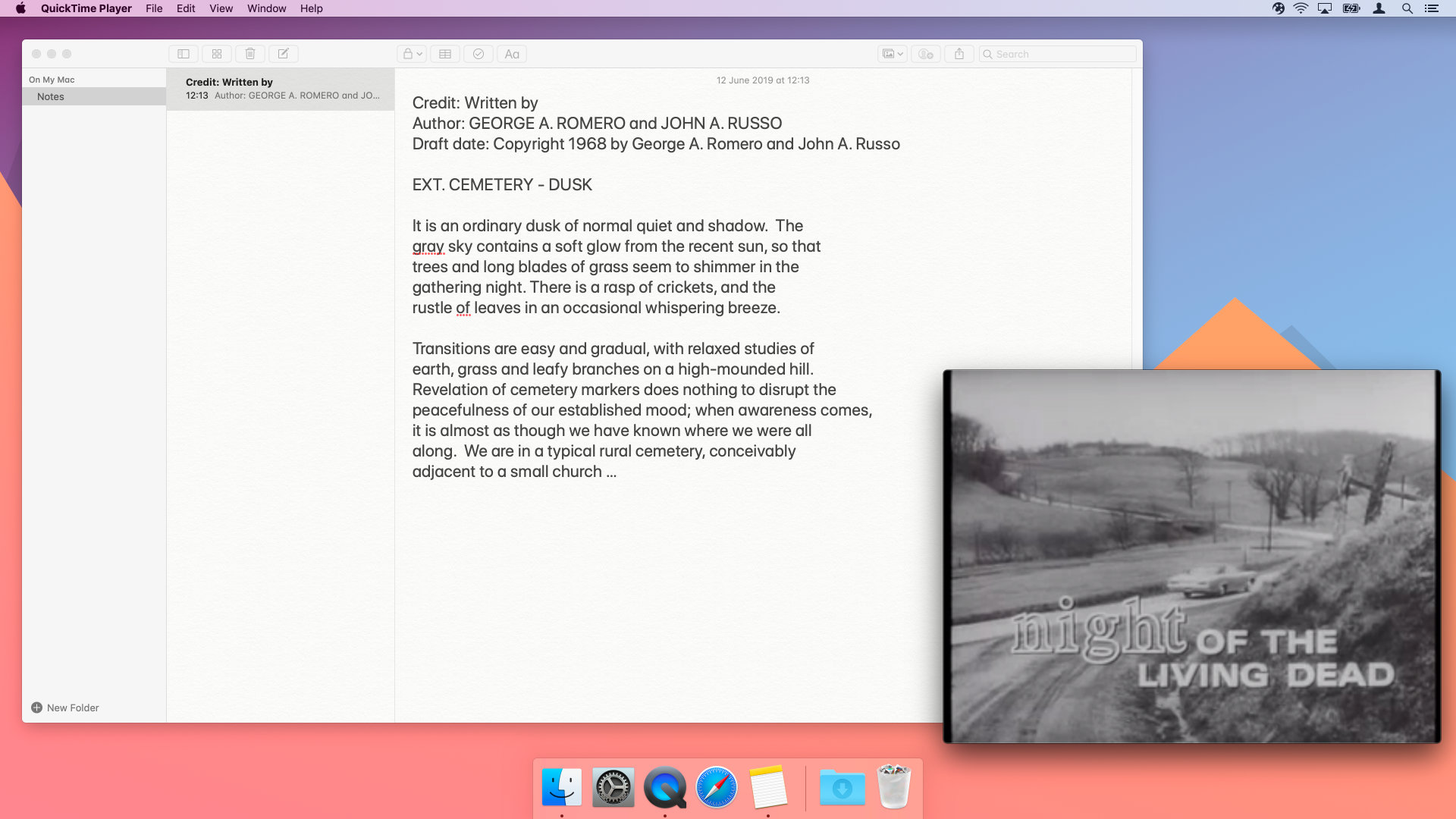 A screenshot of a desktop where Pipvid puts VLC in the bottom right corner